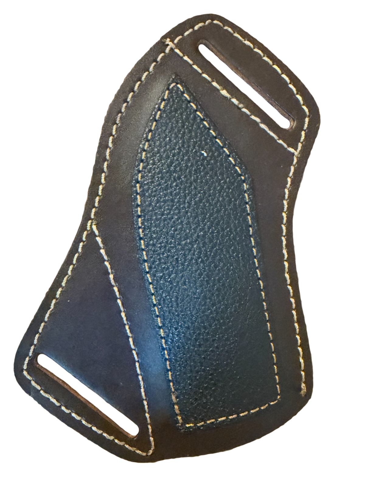 Damascus trailing point fixed blade