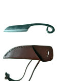 Sheepsfoot Carbon Steel Fixed Blade (sheath included)