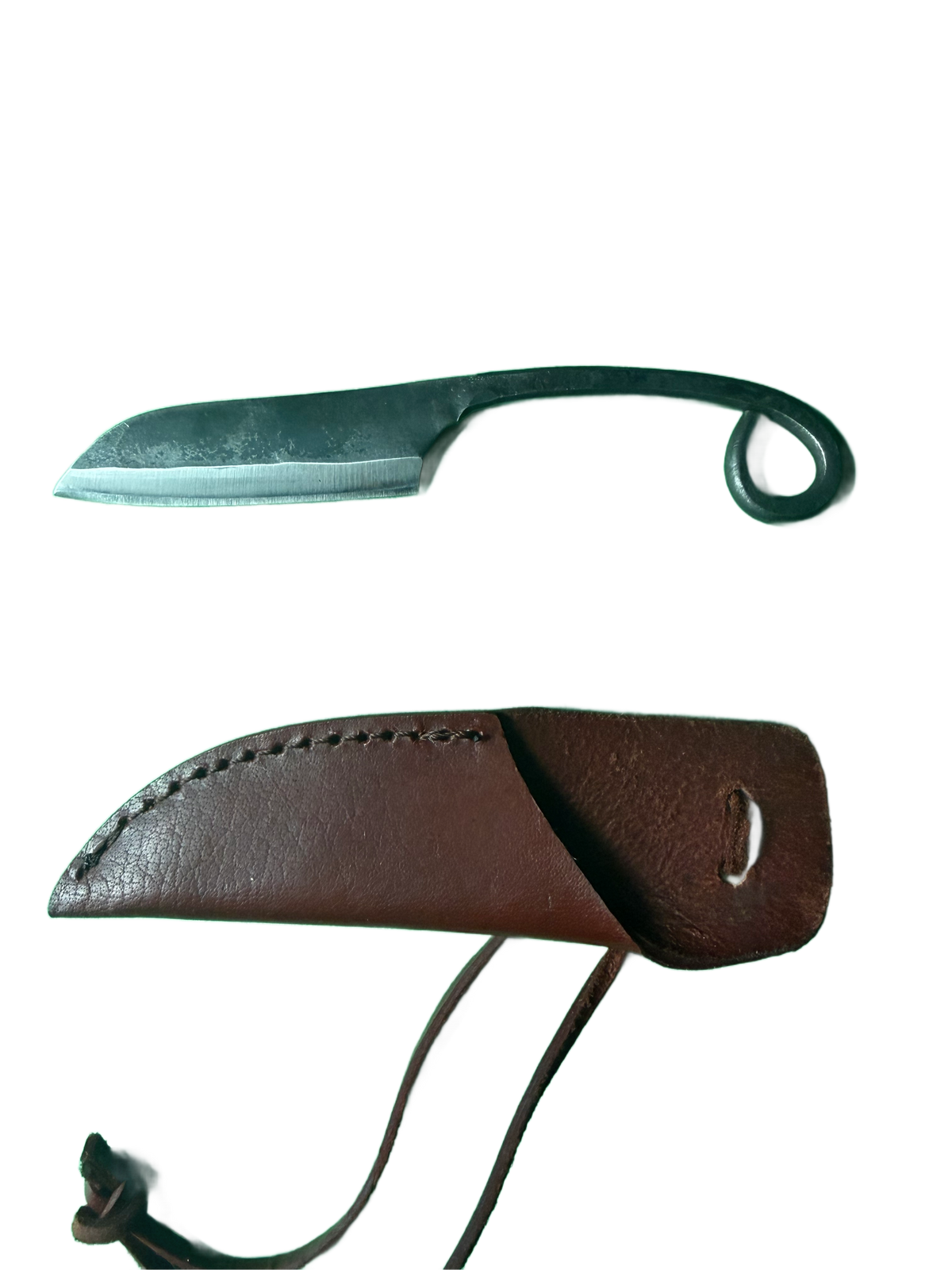 Sheepsfoot Carbon Steel Fixed Blade (sheath included)