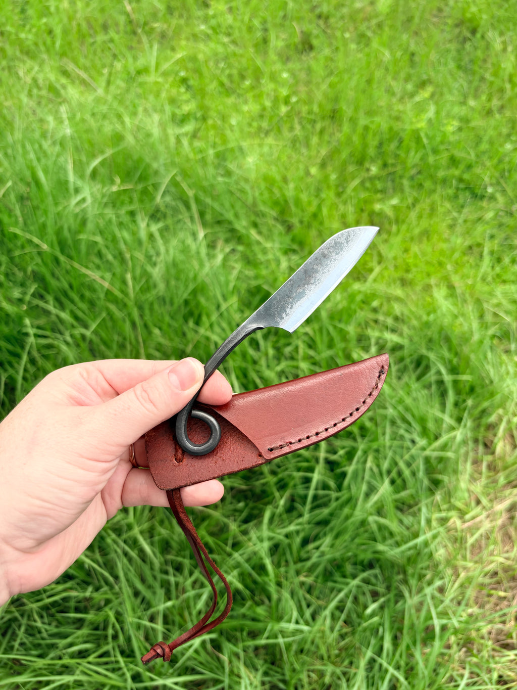 Sheepsfoot Carbon Steel Fixed Blade (sheath included)